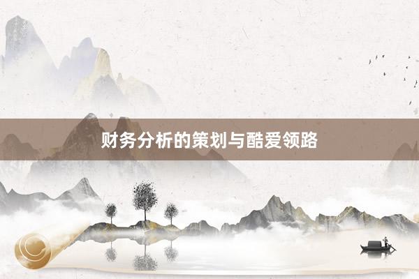 财务分析的策划与酷爱领路